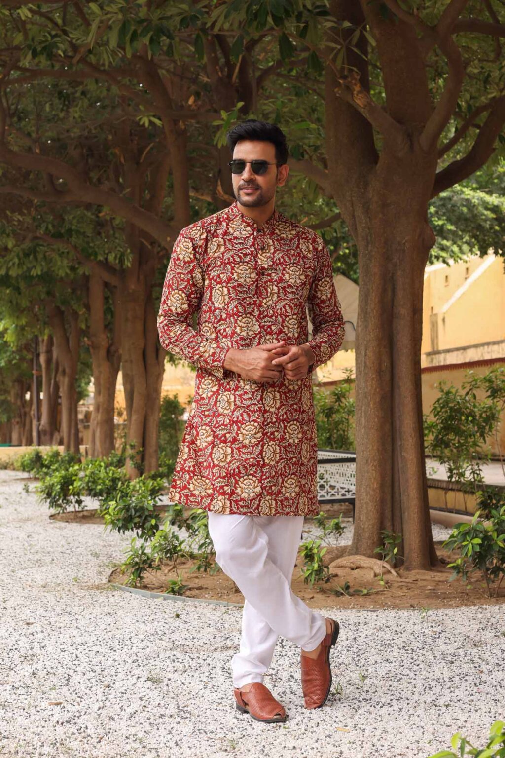Bagru Block Printed Cotton Kurta