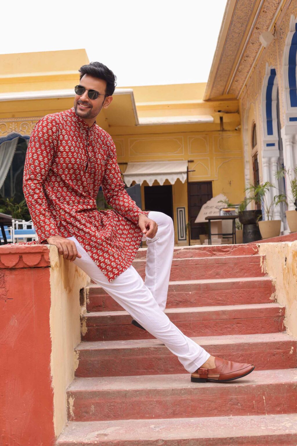 Jaipuri Block Printed Cotton kurta