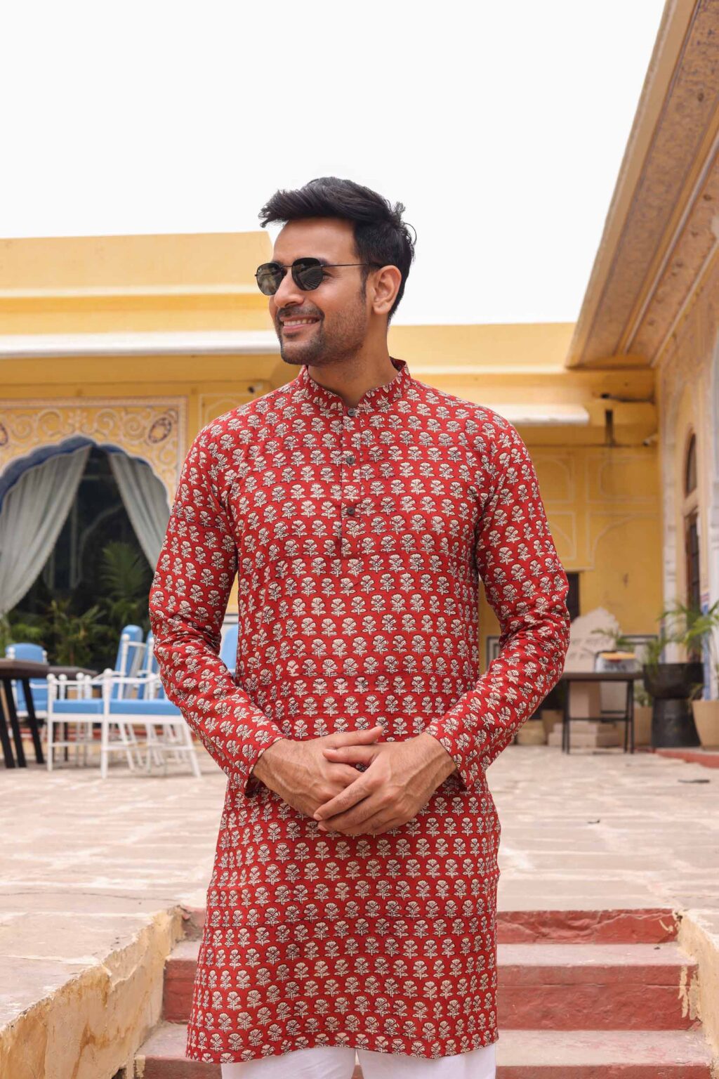 Jaipuri Block Printed Cotton kurta