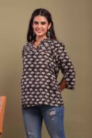 Bagru Block Printed Designer Cotton Top