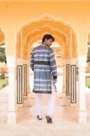 Multi Colour Tie & Dye Cotton Kurta For Men