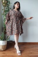 Multi Colour Kaftan Kurta Set