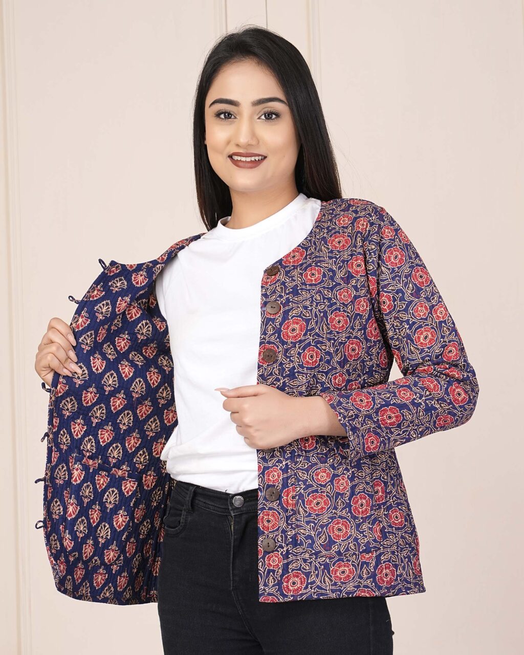 Bagru Printed Cotton Quilted Jackets