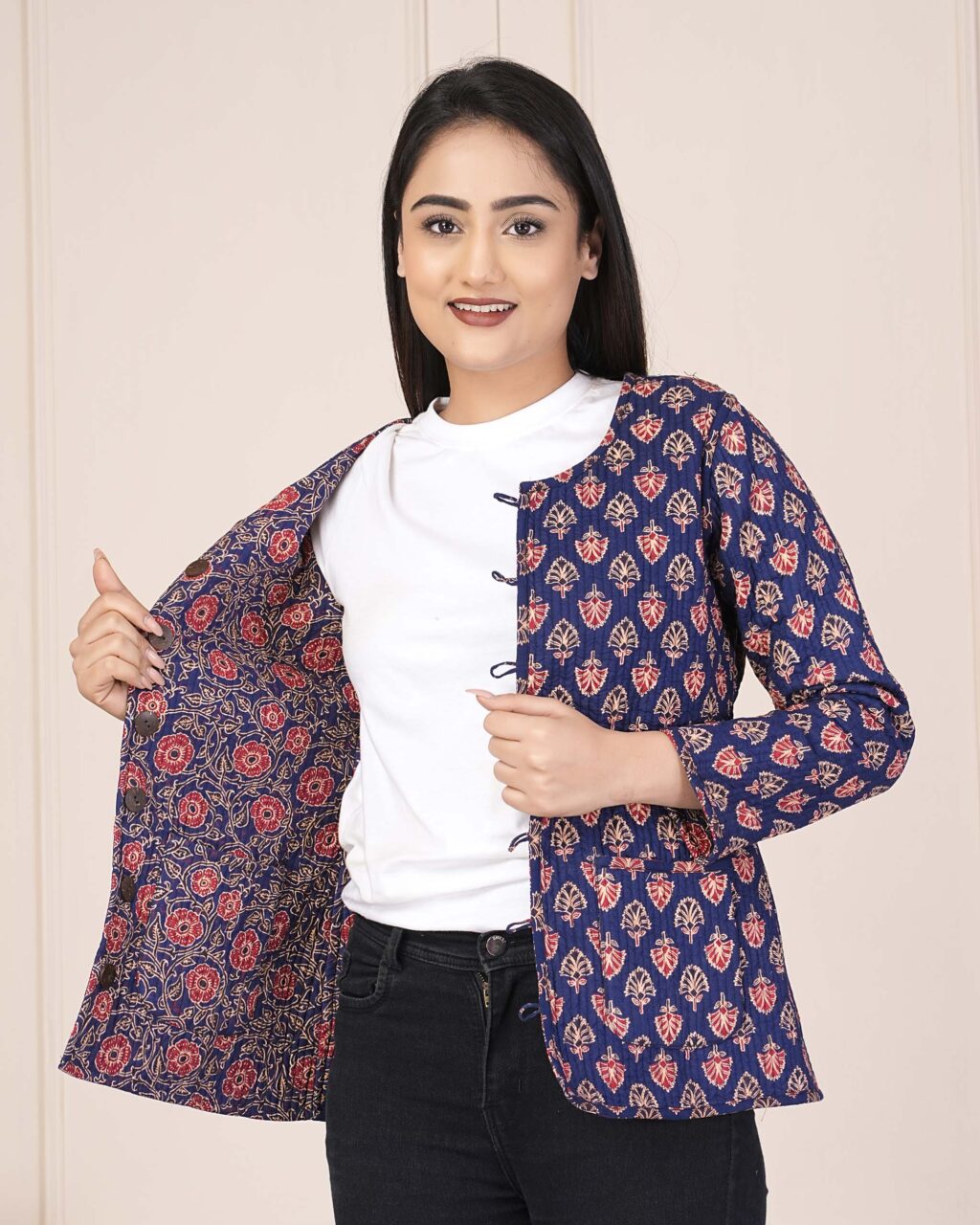Bagru Printed Cotton Quilted Jackets
