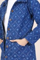 Indigo Quilted Jacket