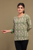 Hand Block Printed Cotton Top