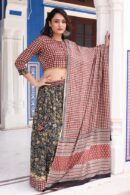 Red Lehenga Choli with Floral Design