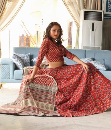 Shop | Cotton Lehenga Choli