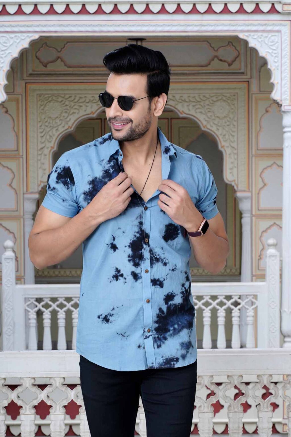 Tie & Die Printed Hand Printed Shirt