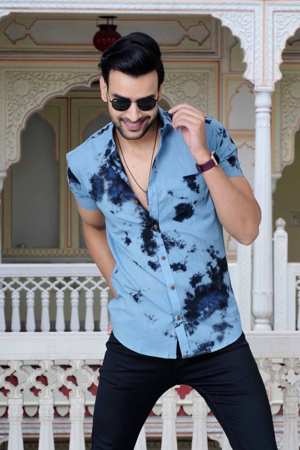 Tie & Die Printed Hand Printed Shirt