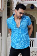 Checker Printed Cotton Shirt