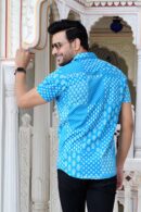 Checker Printed Cotton Shirt