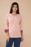 Pink Cotton Short Top