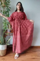 Maroon Summer Kaftan Dresses