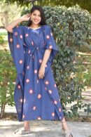 Navy Blue Female Kaftan Styles