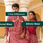 See the difference between ethnic wear and traditional wear