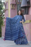 Indigo jaipuri lehenga choli