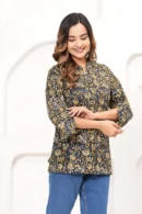 Flint Trendy Tops for Girls front view