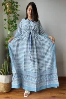 Geyser long kaftan dress