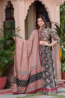 Black traditional lehenga choli