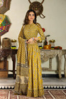 Indian Yellow Floral Lehenga Choli front view
