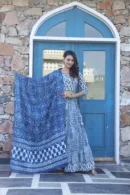 Tropical Blue Latest Chaniya Choli Design
