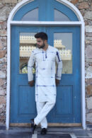 White Best Kurta Design for Men look