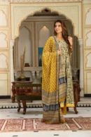 Hampton Anarkali Suit with Yellow Dupatta