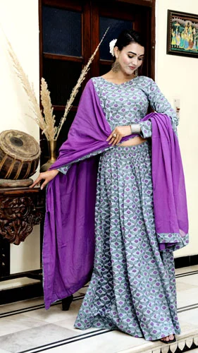 hit grey lehenga choli chaniya choli style