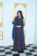 nile blue plus size lehenga online style