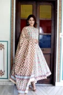 silver chalice anarkali suits for women front view
