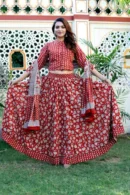 wine red navratri lehenga choli buy online style