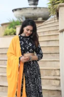 Thunder Black Lehenga Choli look