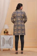Blue Jay Quilted Jacket Jaipur back view