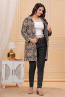 Blue Jay Quilted Jacket Jaipur side view